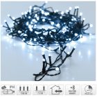 Fényfüzér 180 LED-es időzítős programos adapteres hideg 13,5m