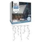 Jégcsap 360 LED-es időzítős programos adapteres hideg 12m