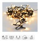 Fényfüzér 120 LED-es programos adapteres meleg 9m