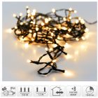 Fényfüzér 180 LED-es programos adapteres meleg 13,5m