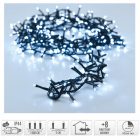 Sűrű fényfüzér 700 LED-es időzítős programos adapterrel hideg 14m