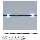 Fényvezeték 80 LED-es adapteres hideg 6m