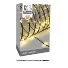 Fényvezeték 120 LED-es adapteres meleg 9m