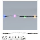 Fényvezeték 80 LED-es adapteres multi 6m