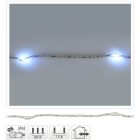 Fényvezeték 80 LED-es transzparens adapteres hideg 6m