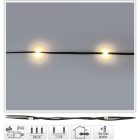 Fényvezeték 80 LED-es programos adapteres meleg 6m