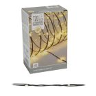 Fényvezeték 120 LED-es programos adapteres meleg 9m