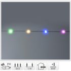 Fényvezeték 80 LED-es transzparens programos adapteres multicolor 6m