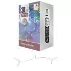 Fényfüzér 30 LED-es időzítős elemes (elem nélkül) multi 300cm