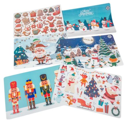 Alátét karácsonyi mintával műa. mix 32x28cm