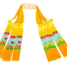 Ballagói szalag filmnyomott 4cm 5db/csom (db ár)