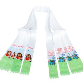 Ballagói szalag filmnyomott 4cm 5db/csom (db ár)