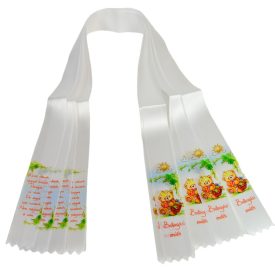 Ballagói szalag filmnyomott 4cm 5db/csom (db ár)