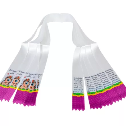 Ballagói szalag filmnyomott 4cm 5db/csom (db ár)