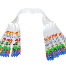 Ballagói szalag filmnyomott 4cm 5db/csom (db ár)