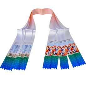 Ballagói szalag filmnyomott 4cm 5db/csom (db ár)