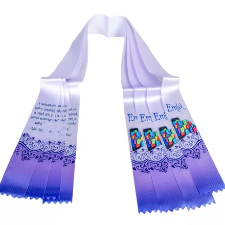 Ballagó szalag nyomott 6cm 5db/csom (db ár)