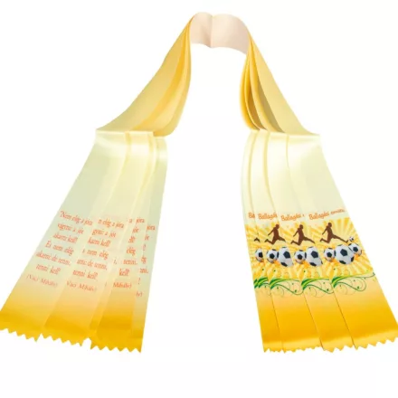 Ballagó szalag nyomott 6cm 5db/csom (db ár)