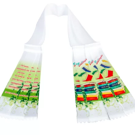 Ballagó szalag nyomott 6cm 5db/csom (db ár)