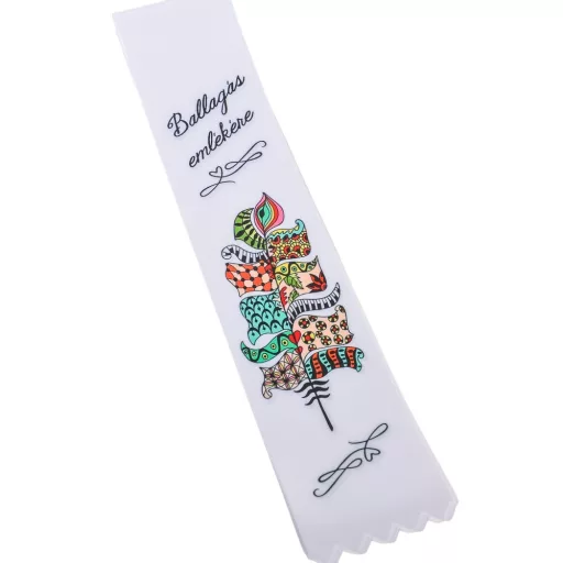 Ballagó szalag nyomott 6cm 5db/csom (db ár)