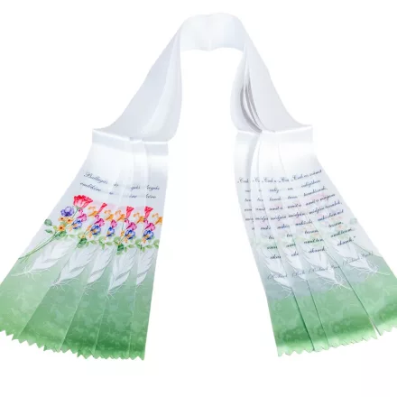 Ballagó szalag nyomott 6cm 5db/csom (db ár)