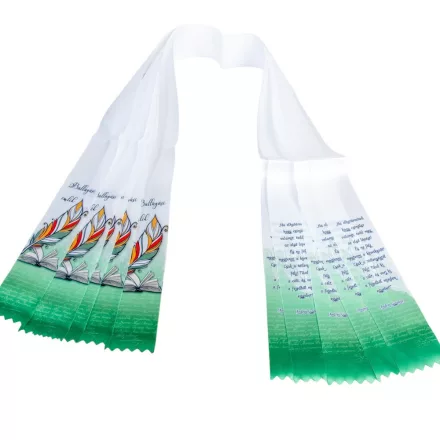 Ballagó szalag nyomott 6cm 5db/csom (db ár)