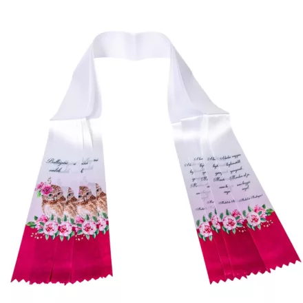 Ballagó szalag nyomott 6cm 5db/csom (db ár)