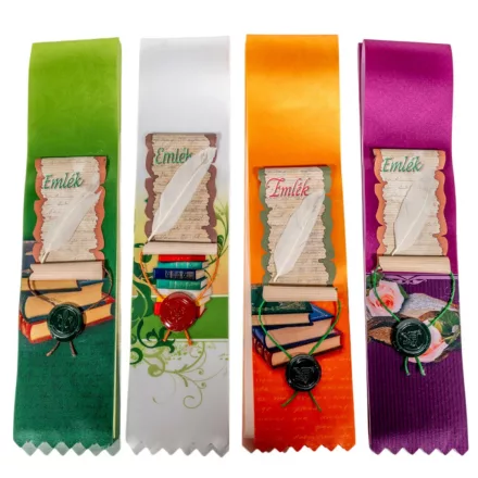 Ballagási szalag pergamenes rátéttel 7cm