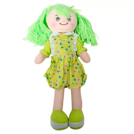 Plüss baba zöld 40cm