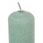 Bársony glitter henger gyertya 40x100mm menta 4db/csom (db ár)