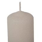 Bársony glitter henger gyertya 50x75mm ivory 4db/csom (db ár)