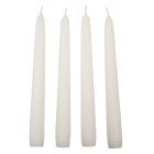 Bársony glitter spitz gyertya 195mm fehér 4db/csom (db ár)
