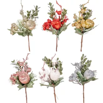 Glitteres golyós, almás pick mix 23cm
