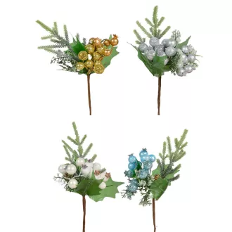 Gyöngyházas, glitteres golyós pick 24cm