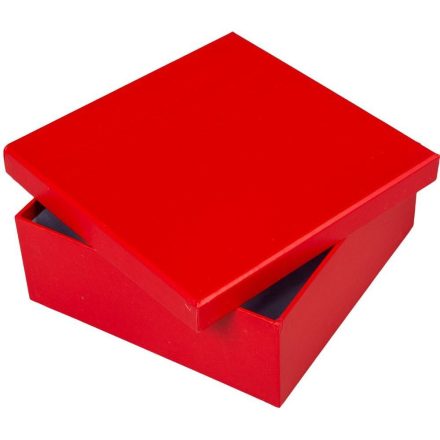 Papir doboz négyzetes piros  M7x18x18cm