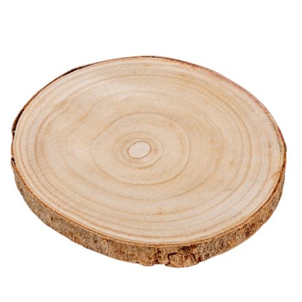 Fa szelet kéreggel D20x2cm