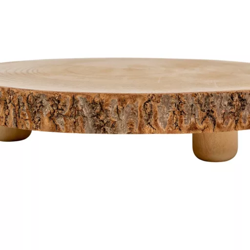 Fa szelet kéreggel talppal D31cm M6cm