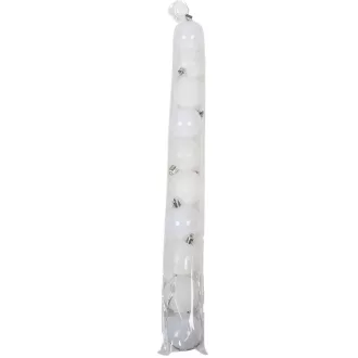 Műanyag gömb fehér 5cm 10db-os