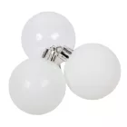 Műanyag gömb fehér 5cm 10db-os