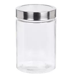 Üveg tartó fém kupakkal 1200ml M17cm