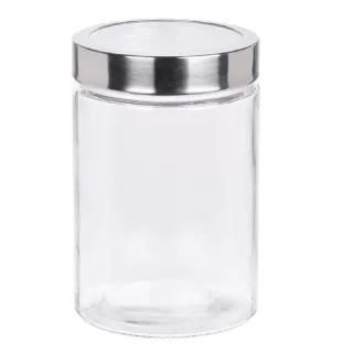 Üveg tartó fém kupakkal 1200ml M17cm