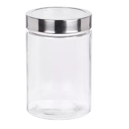 Üveg tartó fém kupakkal 1200ml M17cm