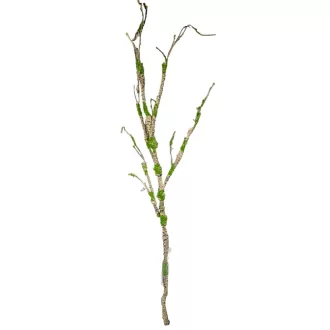 Mohás ág zöld-szürke M115cm 12db/#
