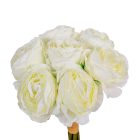 Rózsa köteg 7v. fehér M22cm 72db/#