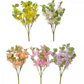 Virágos csokor 5ágú mix M30cm 30db/#