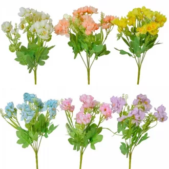 Virágos csokor 5ágú mix M30cm 30db/#