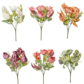 Peony csokor 5v. M28cm 36db/#