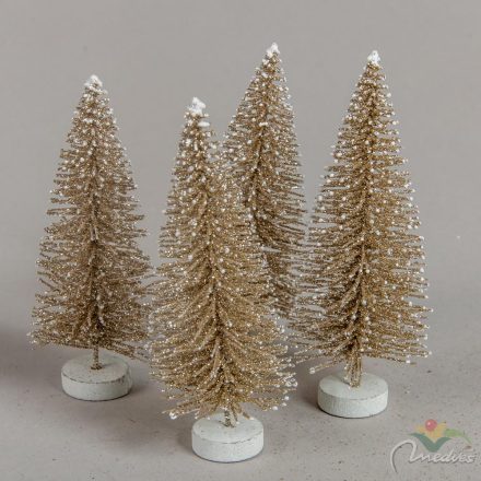 Mini fenyő óarany 12cm 5db-os