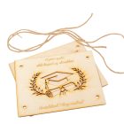 Natúr fa - Diplomaosztó és ballagási pénztartó18,5x14,5cm