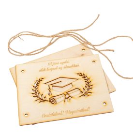   Natúr fa - Diplomaosztó és ballagási pénztartó18,5x14,5cm